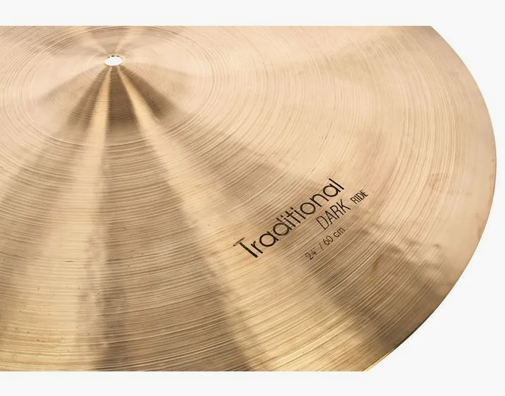 Istanbul Agop 24" Traditional Dark Ride, vista di lato, photo 3