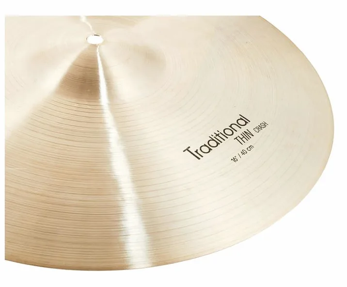 Istanbul Agop 16" Traditional Thin Crash, dettaglio ravvicinato, photo 4