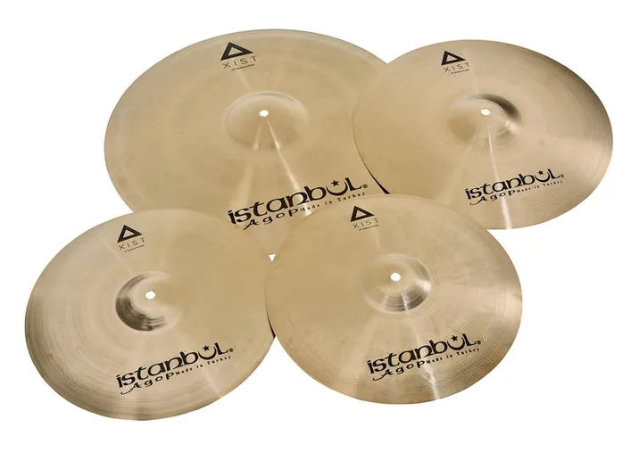 Istanbul Agop Xist Brilliant Cymbal Set, dettaglio frontale