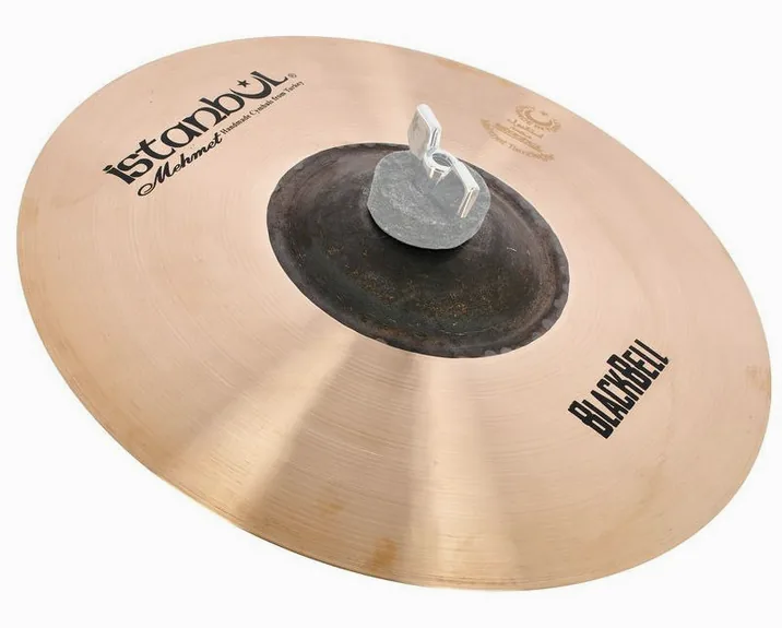 Istanbul Mehmet 10" Black Bell Splash, di fronte su sfondo neutro
