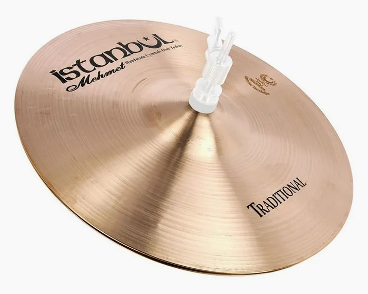 Istanbul Mehmet 12" Light Hi-Hat Traditional, di fronte su sfondo neutro