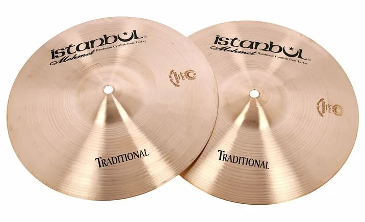 Istanbul Mehmet 12" Light Hi-Hat Traditional, vista di tre quarti, photo 2