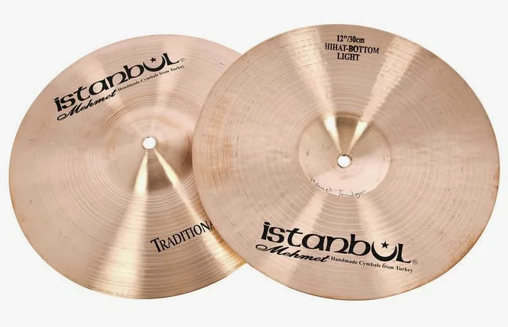 Istanbul Mehmet 12" Light Hi-Hat Traditional, vista dall'alto, photo 3