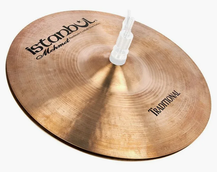 Istanbul Mehmet 12" Medium Hi-Hat Traditional, di fronte su sfondo neutro