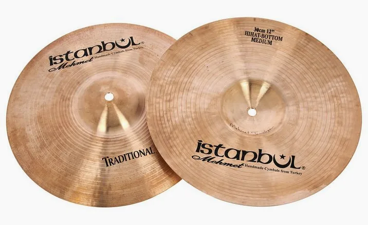Istanbul Mehmet 12" Medium Hi-Hat Traditional, vista frontale, photo 3