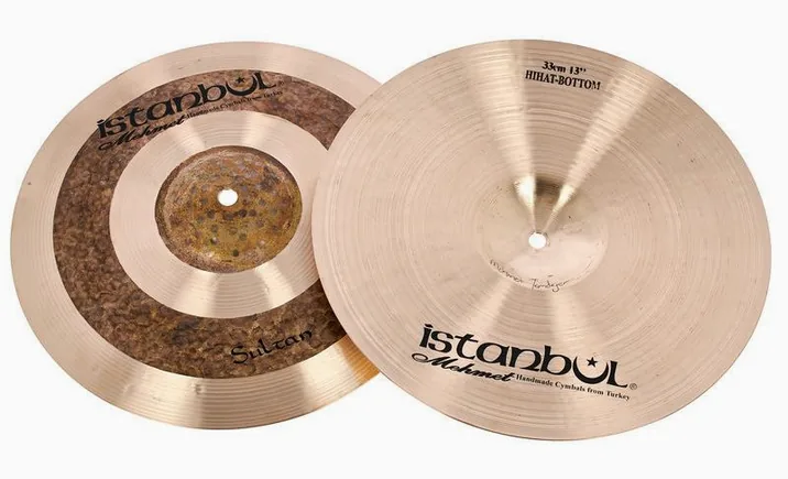Istanbul Mehmet 13" Hi-Hat Sultan Series, vista di lato, photo 3