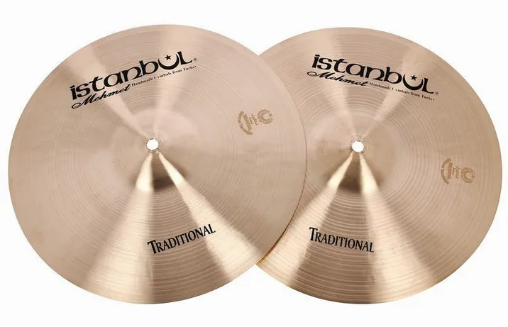 Istanbul Mehmet 13" Light Hi-Hat Traditional, vista di lato, photo 2