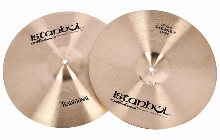 Istanbul Mehmet 13" Light Hi-Hat Traditional, vista di tre quarti, photo 3