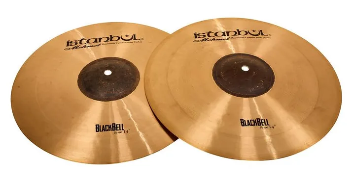 Istanbul Mehmet 14" Black Bell Hi-Hat, dettaglio ravvicinato, photo 2