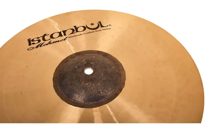 Istanbul Mehmet 14" Black Bell Hi-Hat, vista frontale, photo 4
