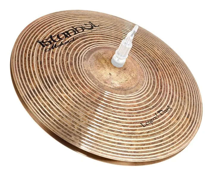 Istanbul Mehmet 14" Hi-Hat Legend Dark Series, su sfondo neutro