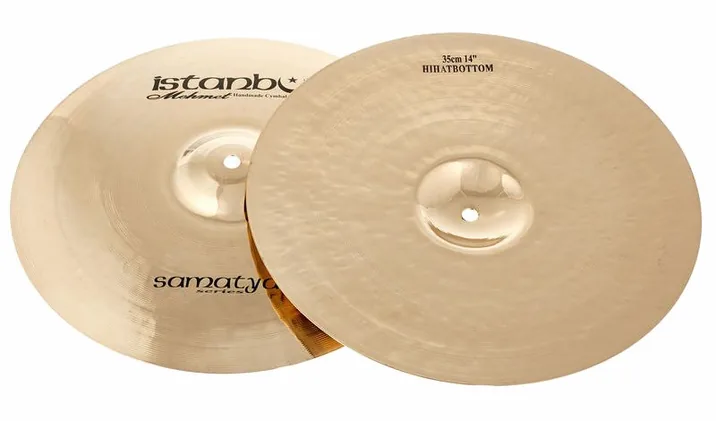 Istanbul Mehmet 14" Hi-Hat Samatya Series, vista di lato, photo 3