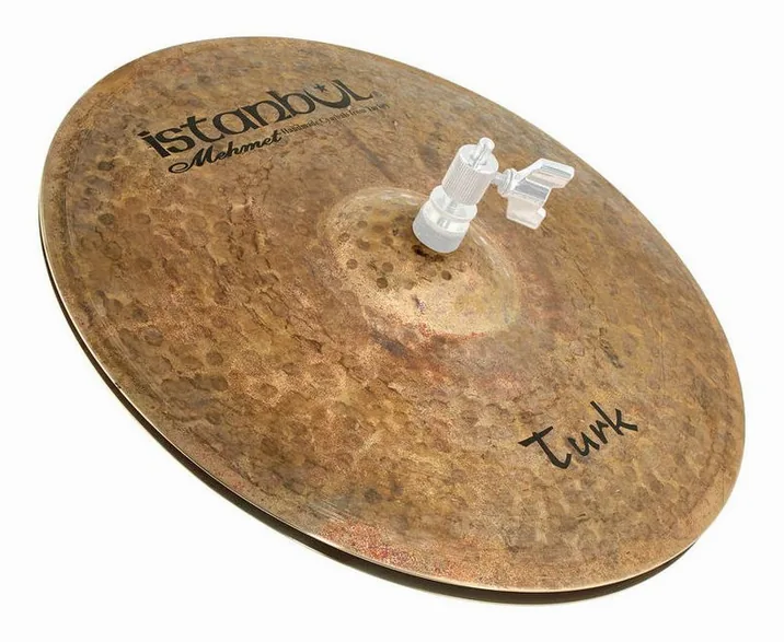 Istanbul Mehmet 14" Medium Hi-Hat Turk Series, di fronte su sfondo neutro