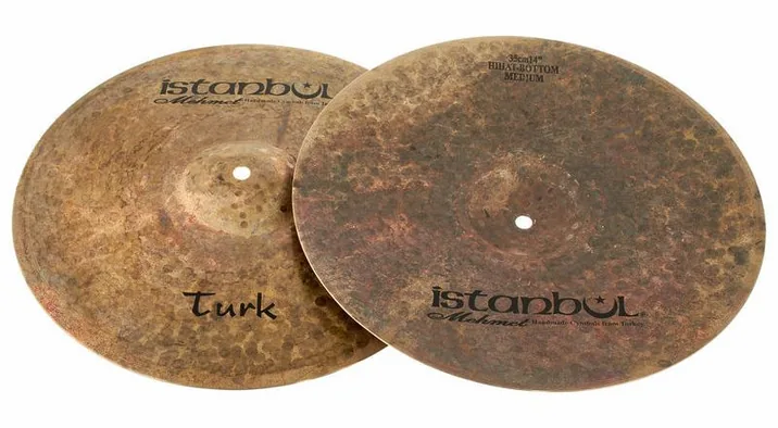 Istanbul Mehmet 14" Medium Hi-Hat Turk Series, su sfondo neutro, photo 3