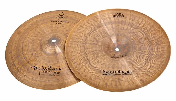 Istanbul Mehmet 14" Tony Williams Hi-Hat, vista di lato, photo 3