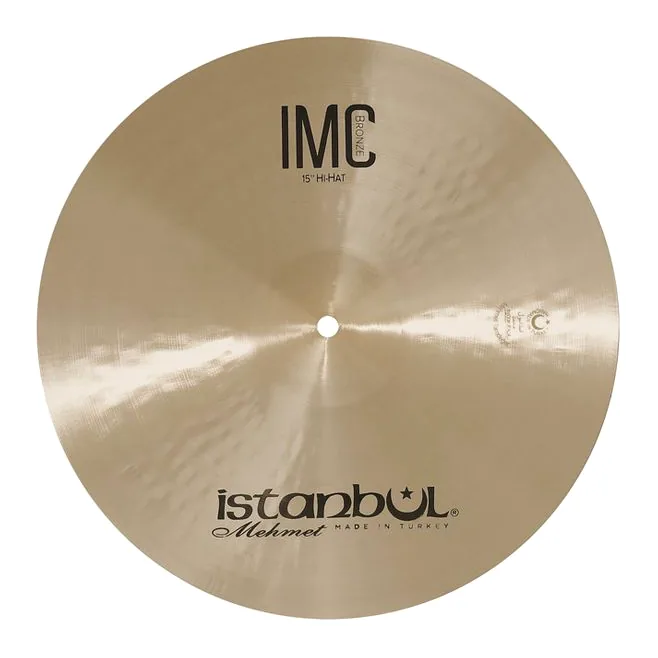 Istanbul Mehmet 15" Hi-Hat IMC Natural, vista frontale