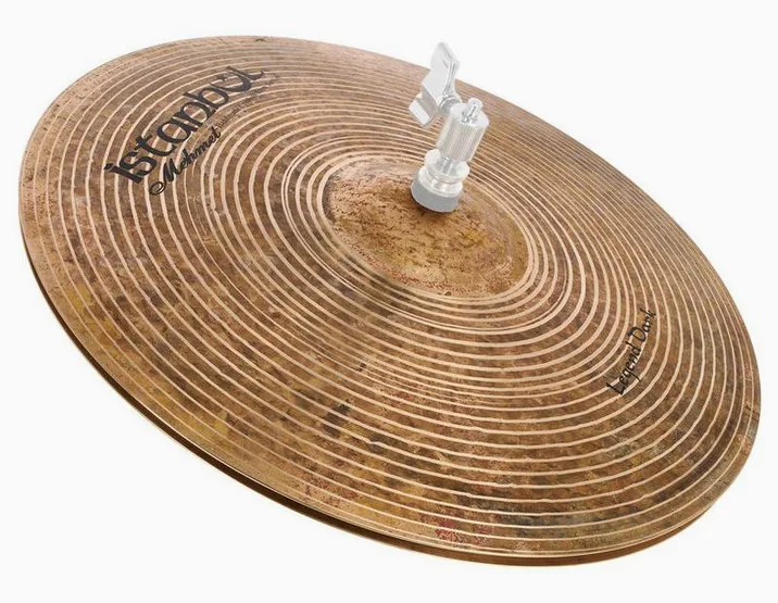 Istanbul Mehmet 15" Hi-Hat Legend Dark Series, vista frontale