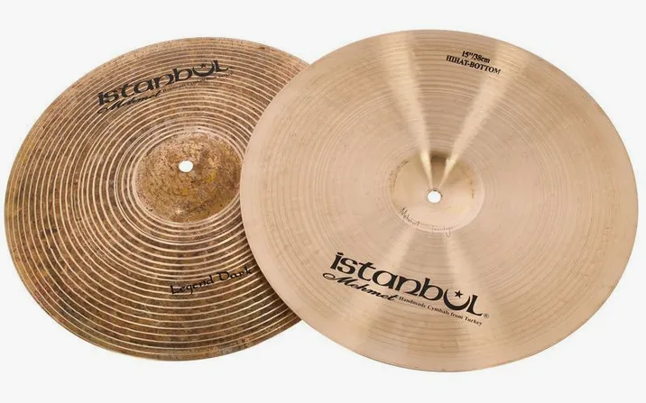 Istanbul Mehmet 15" Hi-Hat Legend Dark Series, dettaglio ravvicinato, photo 3