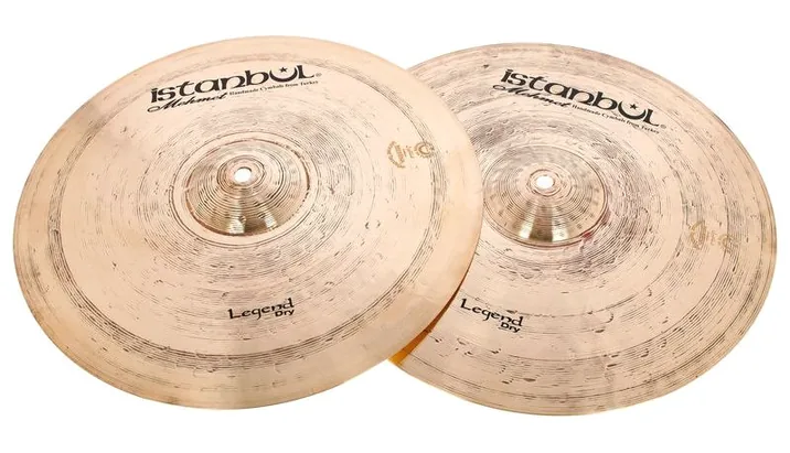 Istanbul Mehmet 15" Legend Dry Hi-Hat, vista di tre quarti, photo 2