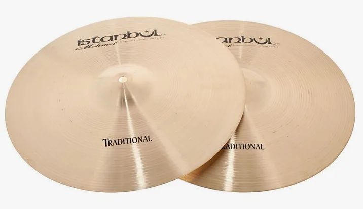 Istanbul Mehmet 15" Light Hi-Hat Traditional, vista di lato, photo 2