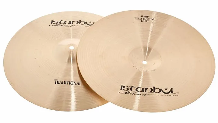 Istanbul Mehmet 15" Light Hi-Hat Traditional, vista frontale, photo 3
