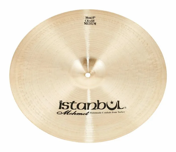 Istanbul Mehmet 15" Medium Crash Traditional, vista di lato, photo 2