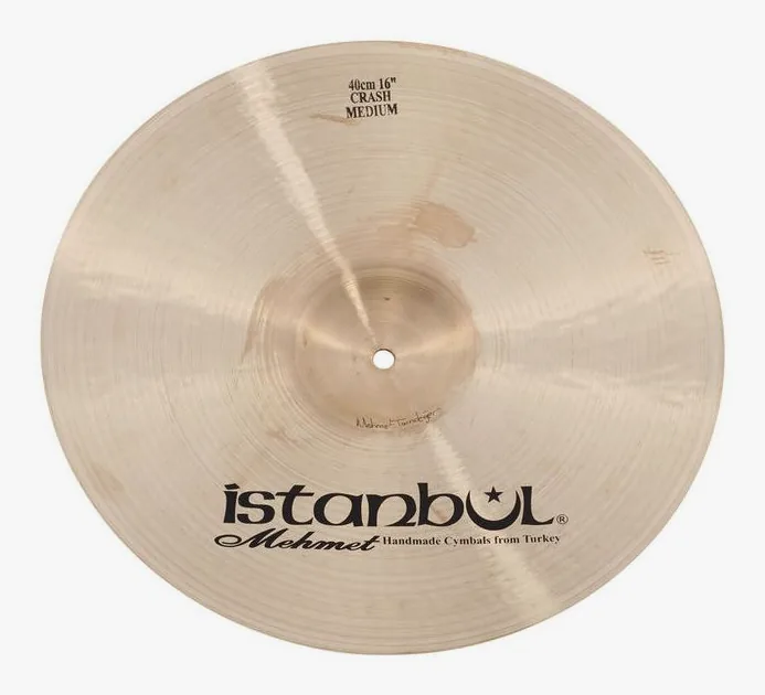 Istanbul Mehmet 16" Medium Crash Traditional, vista frontale, photo 3