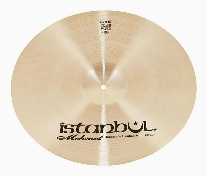 Istanbul Mehmet 16" Paper Thin Crash Tradit., su sfondo neutro, photo 2