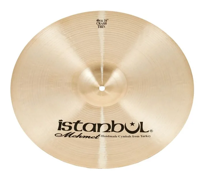Istanbul Mehmet 16" Thin Crash Traditional, vista frontale, photo 2