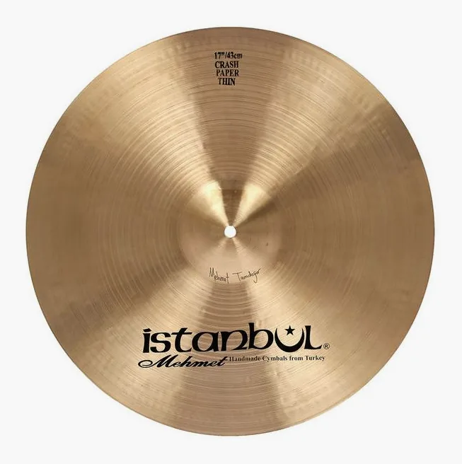 Istanbul Mehmet 17" Paper Thin Crash Tradit., su sfondo neutro, photo 2