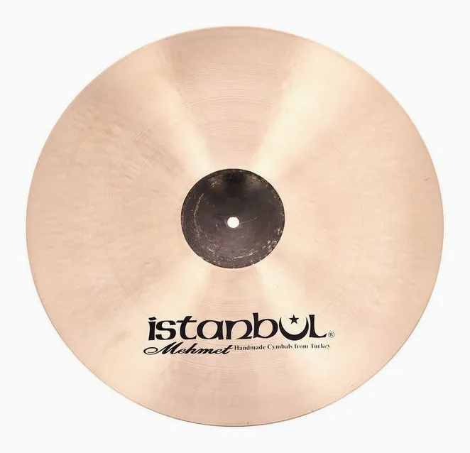 Istanbul Mehmet 18" Black Bell Crash, vista frontale, photo 2