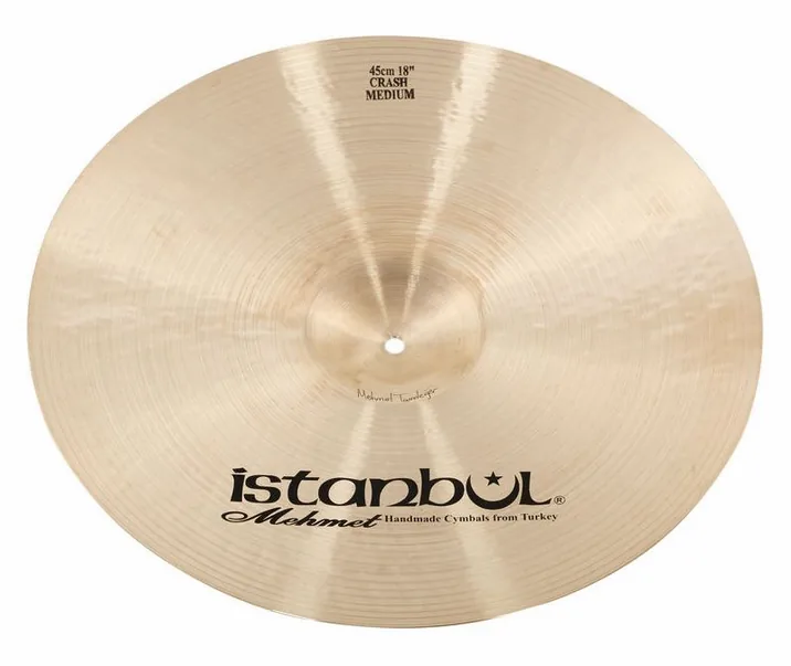 Istanbul Mehmet 18" Medium Crash Traditional, vista frontale, photo 3