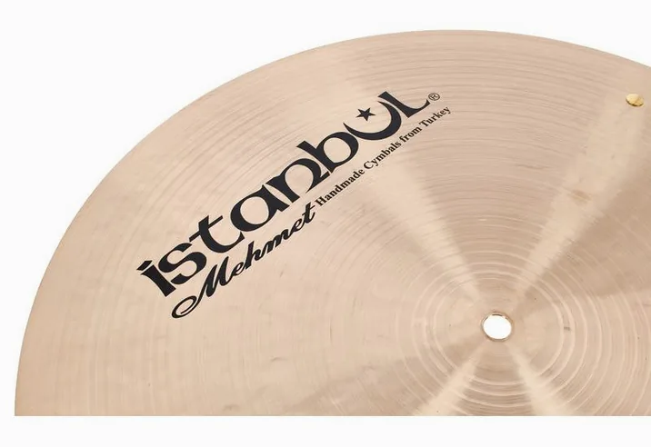 Istanbul Mehmet 18" Sizzle Flat Ride Tradition, vista frontale, photo 3