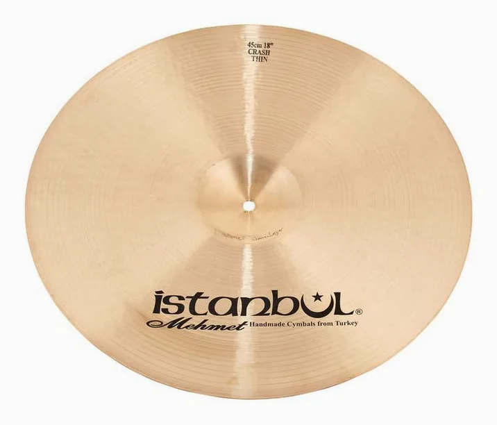 Istanbul Mehmet 18" Thin Crash Traditional, vista frontale, photo 2