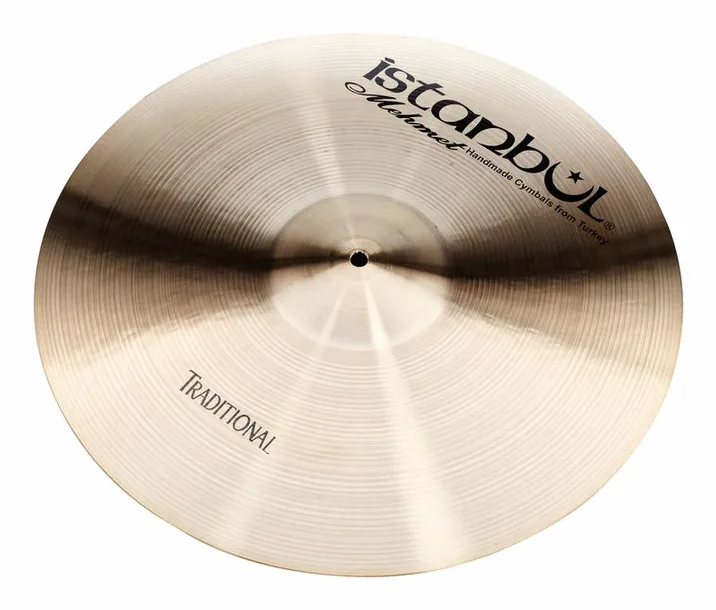 Istanbul Mehmet 19" Paper Thin Crash Tradit., di fronte su sfondo neutro