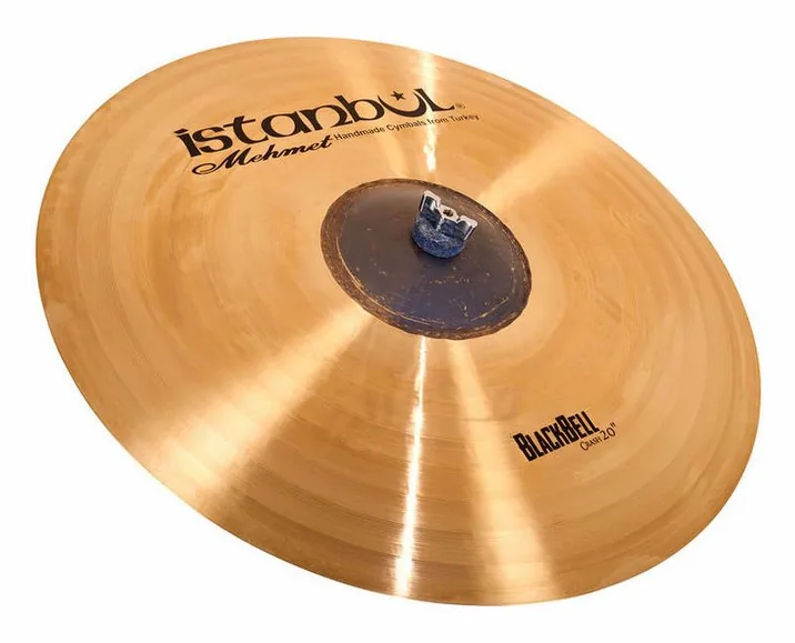Istanbul Mehmet 20" Black Bell Crash, di fronte su sfondo neutro