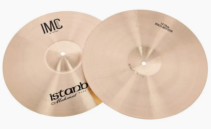 Istanbul Mehmet IMC 4pcs Cymbal Set Natural, vista frontale, photo 4