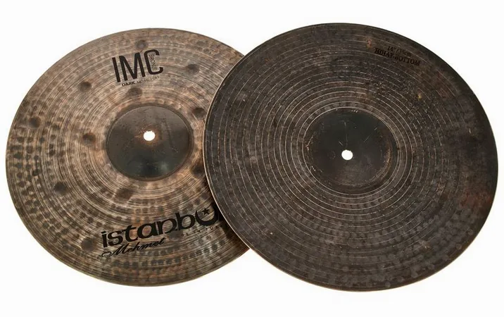 Istanbul Mehmet IMC Dark 3pcs Cymbal Set, vista frontale, photo 4