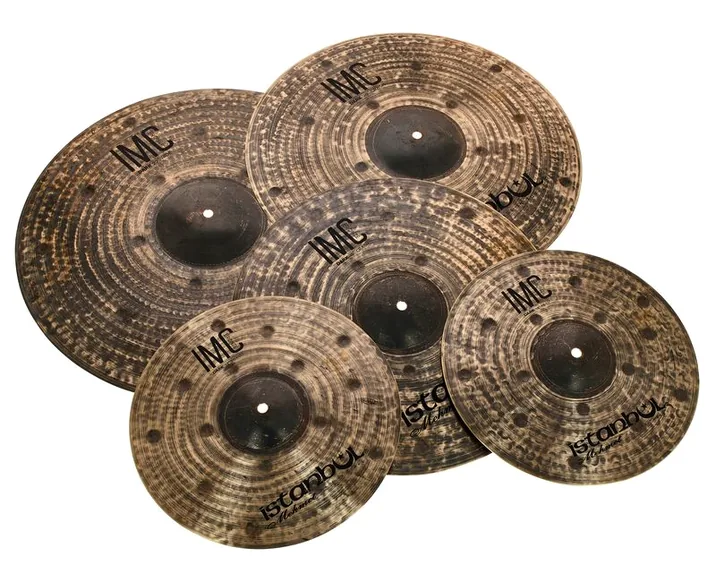 Istanbul Mehmet IMC Dark 4pcs Cymbal Set, dettaglio frontale