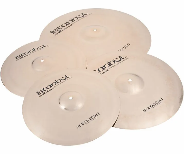 Istanbul Mehmet Samatya Cymbal Set 1, di fronte su sfondo neutro