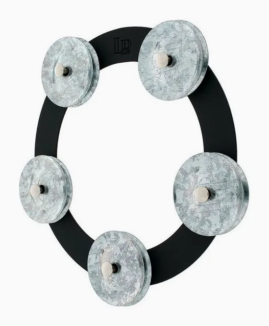 LP 06" Tambo-Ring Steel Jingles, vista di tre quarti, photo 2
