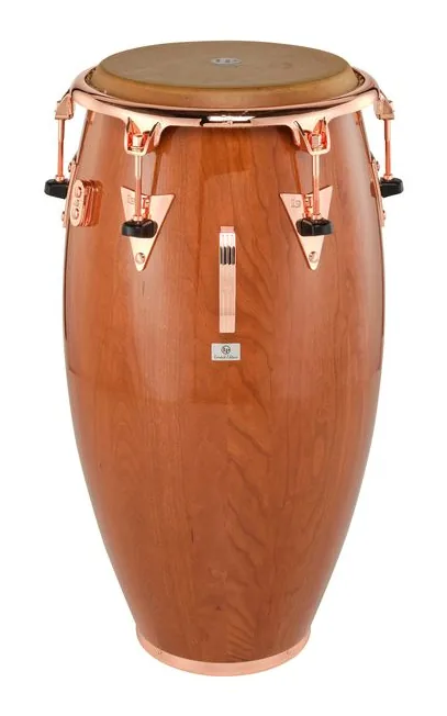 LP 11.75" Cherry Copper Conga, vista di tre quarti, photo 4