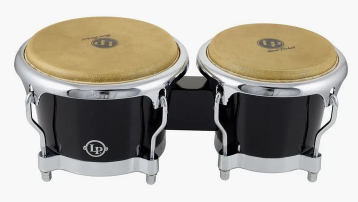 LP 200XF-BK Fibreglass Bongos, vista dall'alto, photo 2