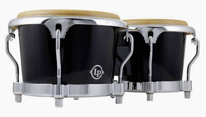 LP 200XF-BK Fibreglass Bongos, dettaglio ravvicinato, photo 4