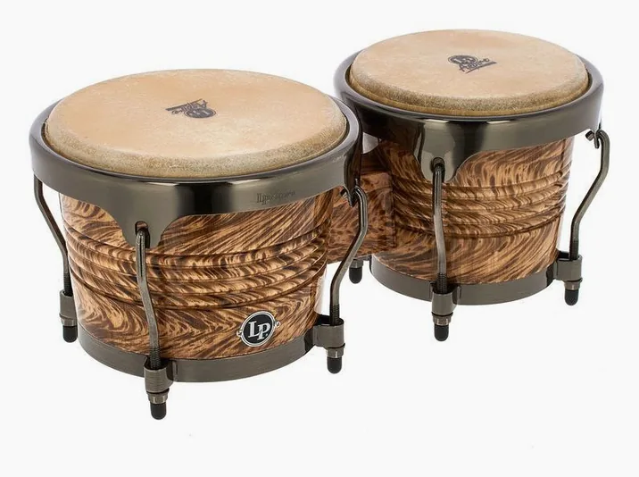 LP LPA601-HC Havana Café Bongos, vista di tre quarti, photo 3