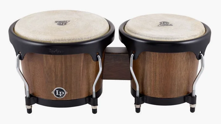 LP LPA601-SW Aspire Walnut Bongos, vista di tre quarti, photo 2
