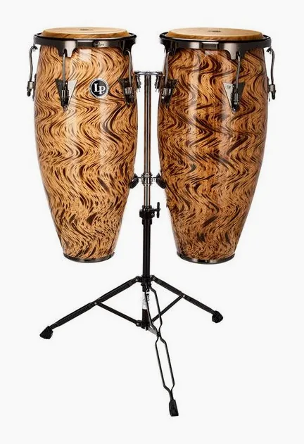 LP LPA646-HC 10"+11" Conga Set, vista di tre quarti, photo 2