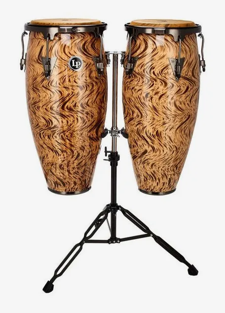 LP LPA646-HC 10"+11" Conga Set, vista di tre quarti, photo 4