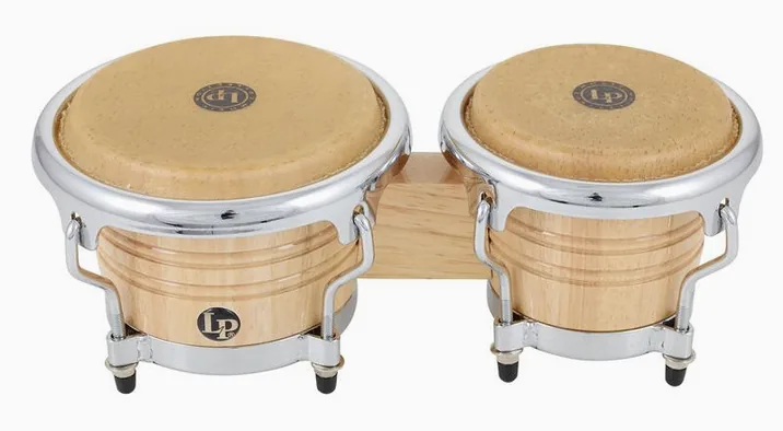 LP M199-AW Mini Bongos, vista frontale, photo 2