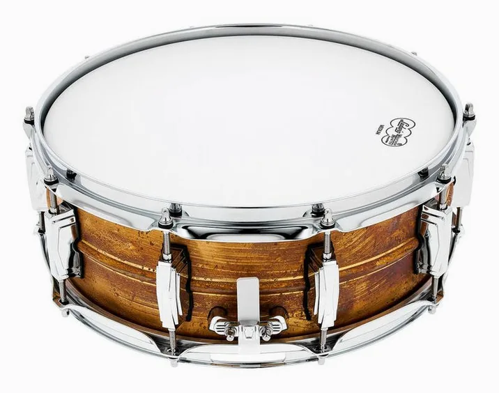 Ludwig 14"x05" Raw Brass Phonic, vista di lato, photo 2